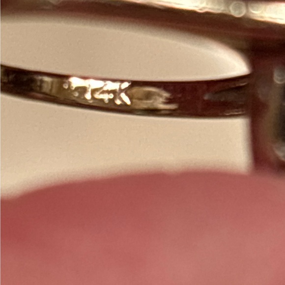 Antique 14k White Gold Diamond Cocktail Navette-Shaped Ring - Appraisal 1960s - Picture 4 of 6